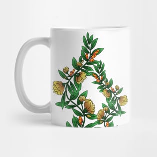 Yellow flower,flora,blossom,Plant Lover,crazy plant lady Mug